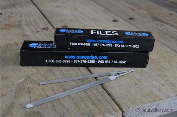 Saw files, saved edges and recycling files