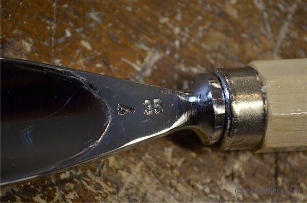 Pfeil - Gouge Long bent tools n.7L - carving tools