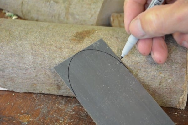 Shaping and sharpening round scrapers