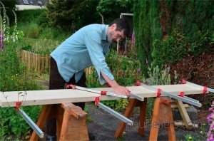 How to Build a Workbench – Preparing the Aprons (part10)