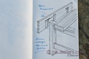 How to Build a Workbench – Apron Recesses (part11)