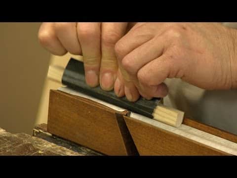Sharpening a moulding plane video