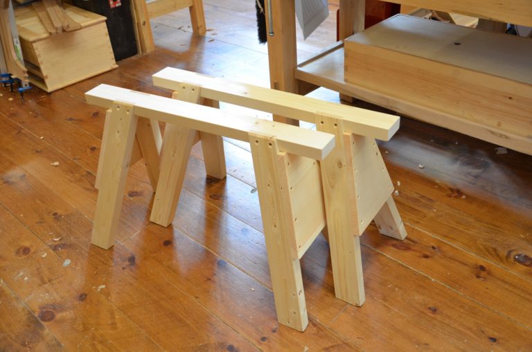 My Week Making and Filming Traditional Sawhorses