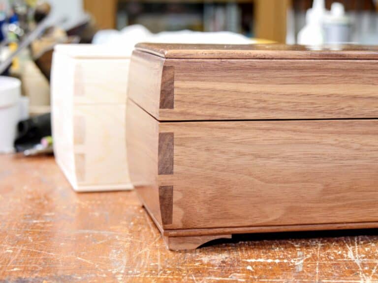 The Classic Look of Routed Dovetails. Oops, Meant Hand-cut!!!